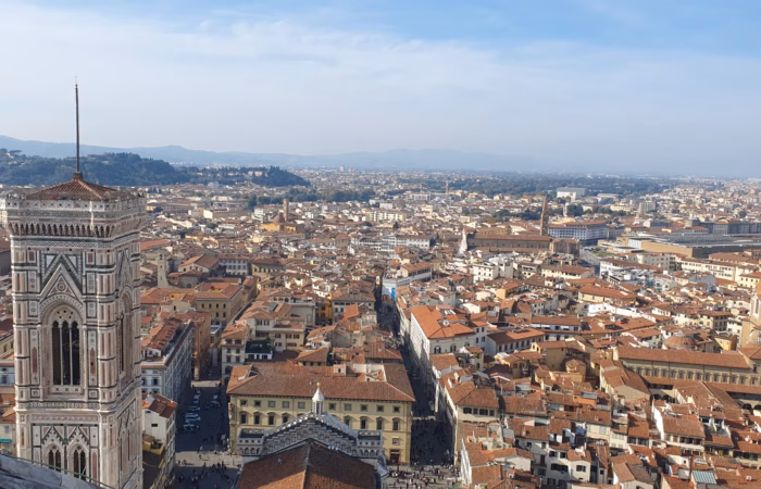 Florenz - Ausblick auf den Glockenturm